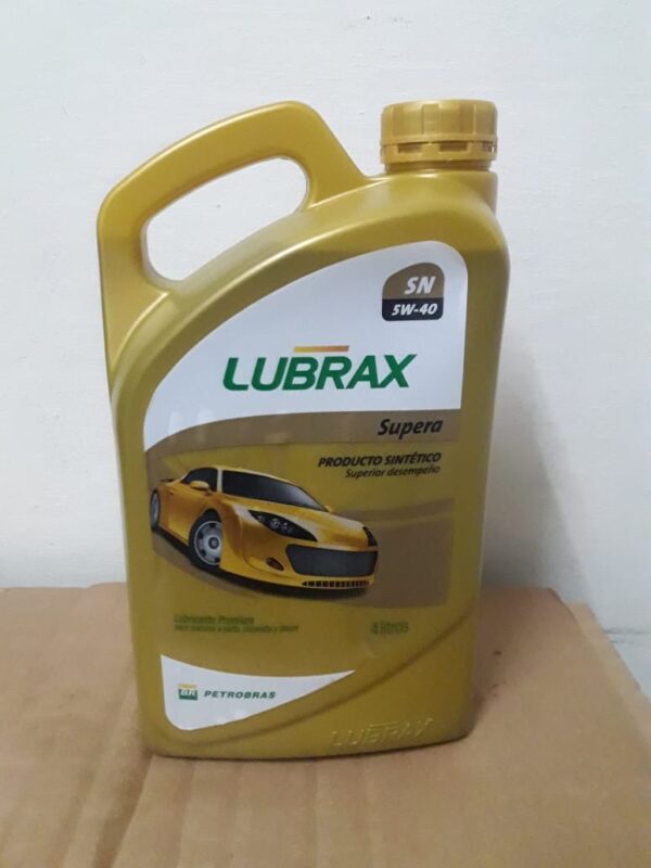 Aceite Supera Lubrax 5W40 - 4L